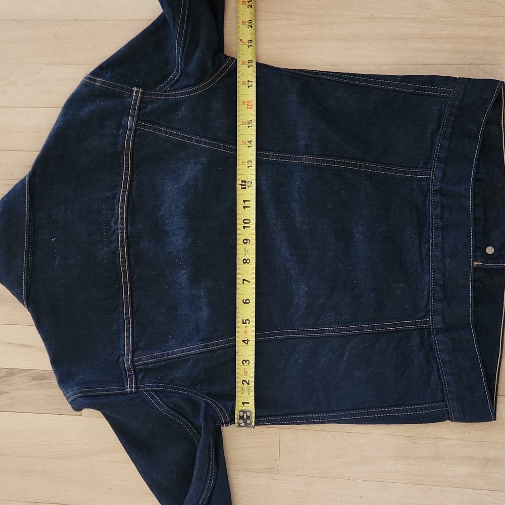 Levi’s Mens Classic Trucker Original Denim Jean Jacket Indigo Blue Size XS Levis - Picture 4 of 12